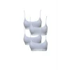 Pedli İp Askılı Beyaz Büstiyer 4 adet