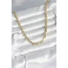Pirinç Gold Renk 60 cm Zincir Kadın Kolye