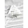 Pirinç Gümüş Renk 6 Çift Kadın Küpe Seti