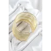 Pirinç Tel Sarma Model Gold Renk Kadın Bileklilk
