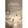 Şarjlı 40 Led Çalışma Okuma Işığı Kademeli Masa Lambası Ayarlanabilir Renk Tonu Ve Parlaklık Ps-1912