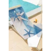 SeaDream Tropikal Desenli Plaj Havlusu 70X140 Cm Starfish