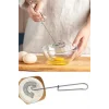 Spiral Yaylı Pratik Yumurta Çırpıcı Tel Karıştırıcı Süt Kahve Köpürtücü Servis Seti