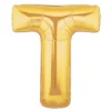 T Harf Folyo Balon Altın Renk  40 İnç