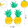 Tropikal Hawaii Ananas Şekilli Parti Gözlüğü 9.5 X 14 Cm