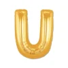 U Harf Folyo Balon Altın Renk 40 inç