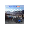 Y5x Rgb Işıklı Intercom 5 Kişi Bağlantılı 1000mah Motosiklet Bluetooth Kulaklık Seti