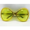 Yeşilçam Temalı Parti Gözlüğü Gold Renk 7x16 Cm