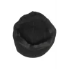 yoncatoptan Kış ve Sonbahar için Kulaksız Siyah Kasket Şapka Rahat ve Esnek