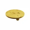 Yuvarlak 24.5cm 3 Mini Top Ayaklı Ahşap Bambu Sunum Tepsisi - Mini Sofra