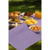 Zefir Desen Sofra Bezi Masa Örtüsü 170 x 170 Cm Lila