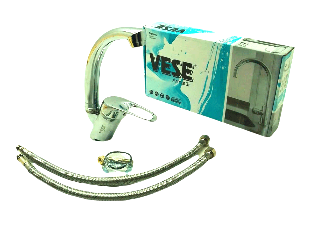 Lavabo Aç Kapa Mix Kısa Kuğu Batarya