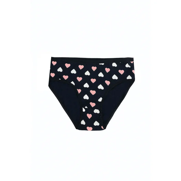 Luz&Pos Arias Closet Büyük Beden Pamuklu Likralı Karışık Renkli 3lü Külot