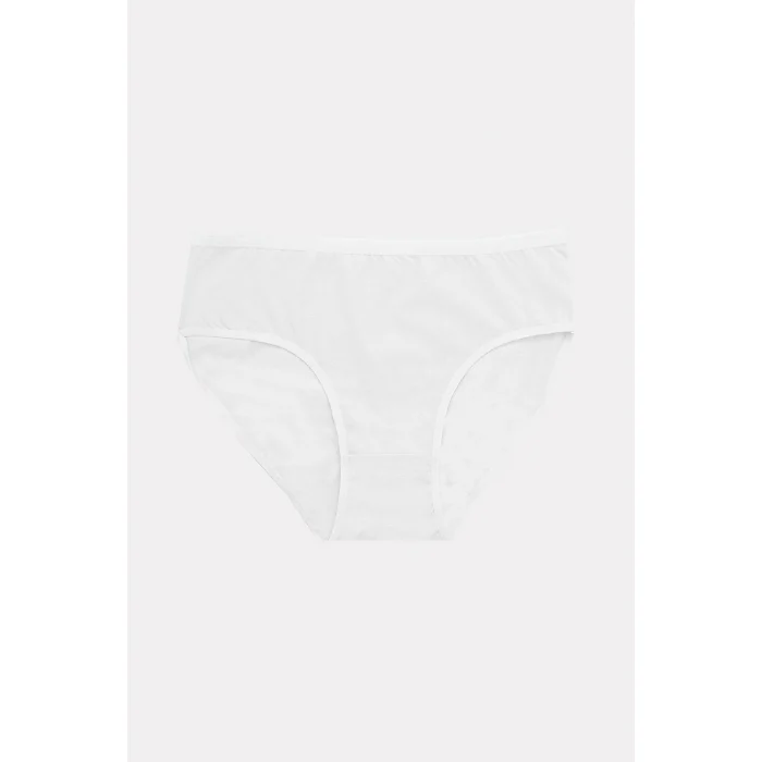 Luz&Pos Arias Closet Büyük Beden Pamuklu Siyah Beyaz Ten Rengi 3lü Külot