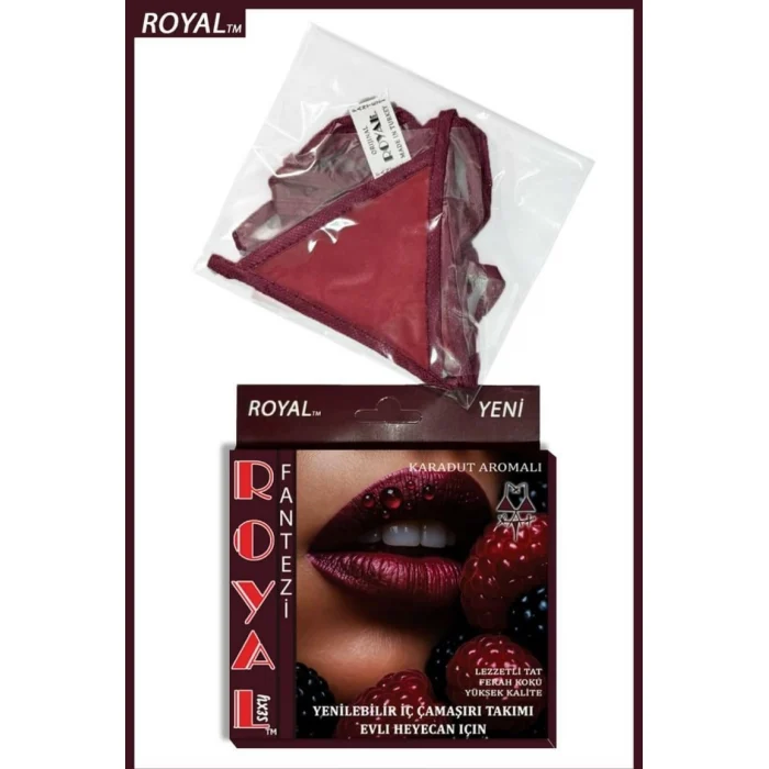 Luz&Pos Arias Closet Fantezi Tüketilebilen Yenilebilir Karadut Aromalı İç Çamaşırı Takımı