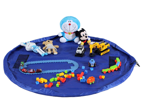 Taşınabilir Büyük Oyuncak Hurcu - Mavi