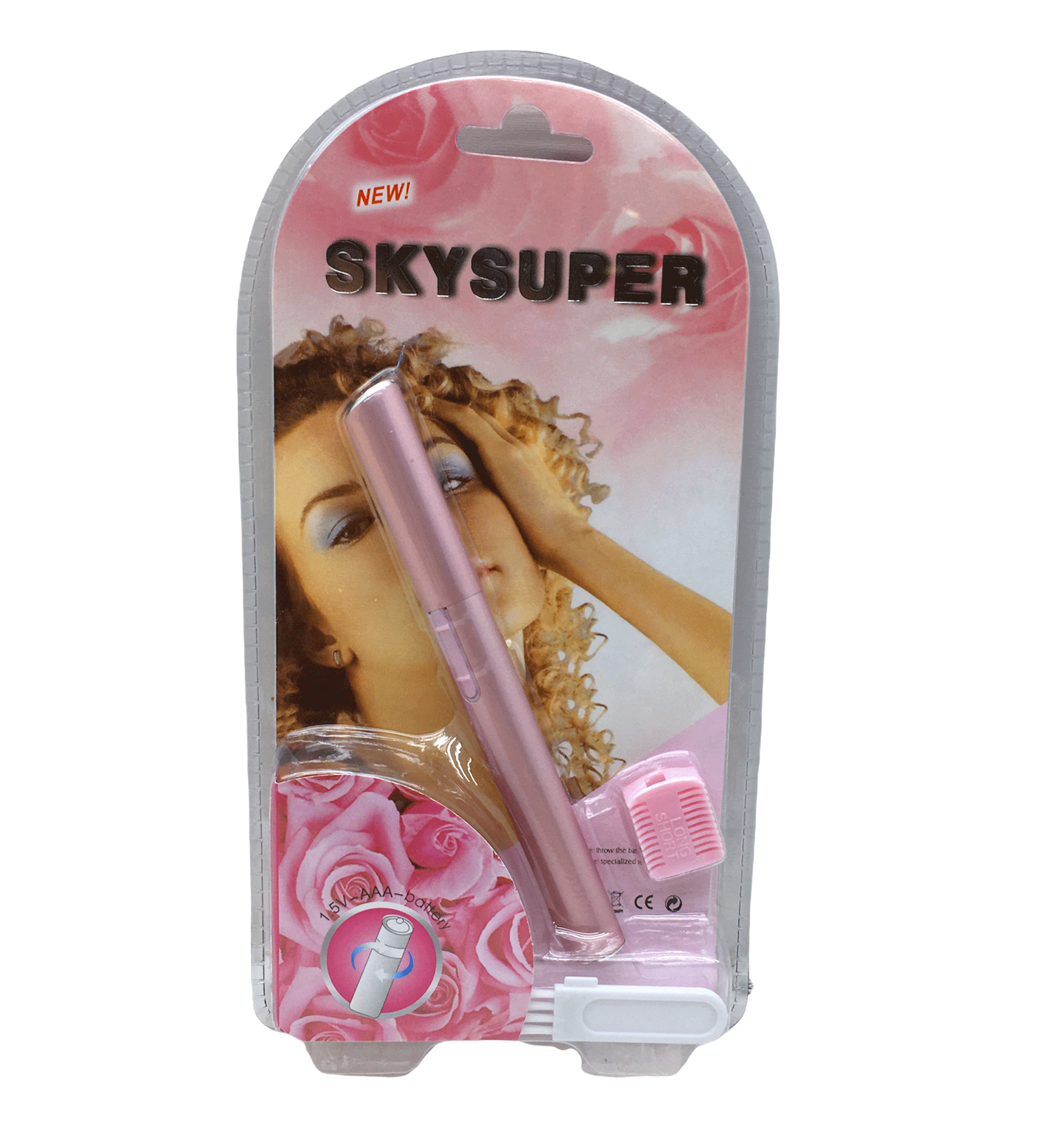 Skysuper Pembe Pilli Yanak Kıl Alma Makinası