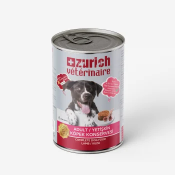 Zurich Veterinaire Pate Kuzulu Yetişkin Köpek Konservesi 415 gr