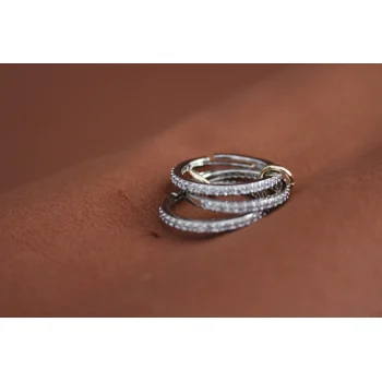 Shyla 3lü Zirkon Taşlı Bijuteri Yüzük