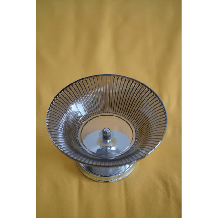 Metal Ayaklı Cam Şekerlik Meyvelik