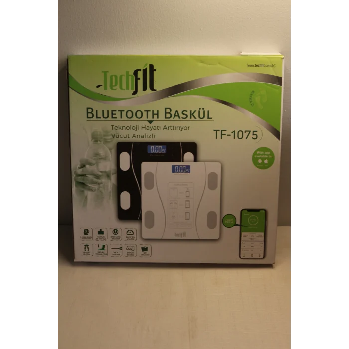 Techfit TF1075 Dijital Baskül Bluethootlu Analizli