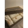 İpekçe Havlu Set 3lü Aden Kutulu 30X50