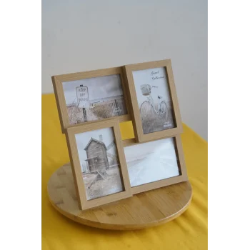 Ahşap Resim Çerçevesi 4Lü 10X15
