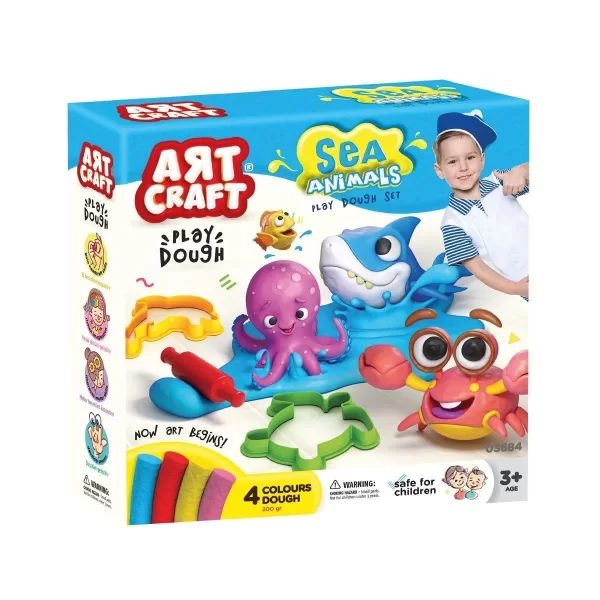 03684 Art Craft Deniz Hayvanları Hamur Set 200 Gr