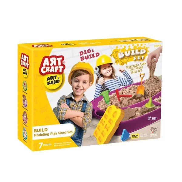 03949 Artsand İnşaat Kum Seti 600 Gr -fentoys