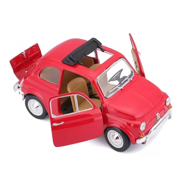 22099 Burago Fiat 500l 168 Kırmızı 1:24 -sunman