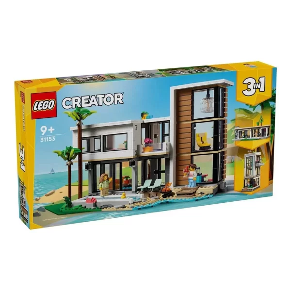 31153 Lego Creator 3ü1 Arada Modern Ev 939 Parça +9 Yaş