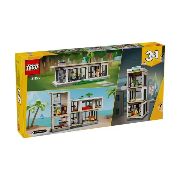 31153 Lego Creator 3ü1 Arada Modern Ev 939 Parça +9 Yaş