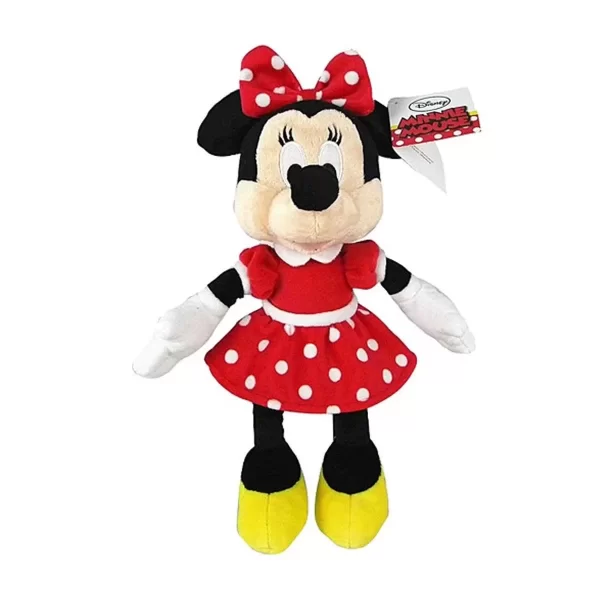 3414 Peluş Minnie  Kırmızı Elbiseli 25 Cm -sunman