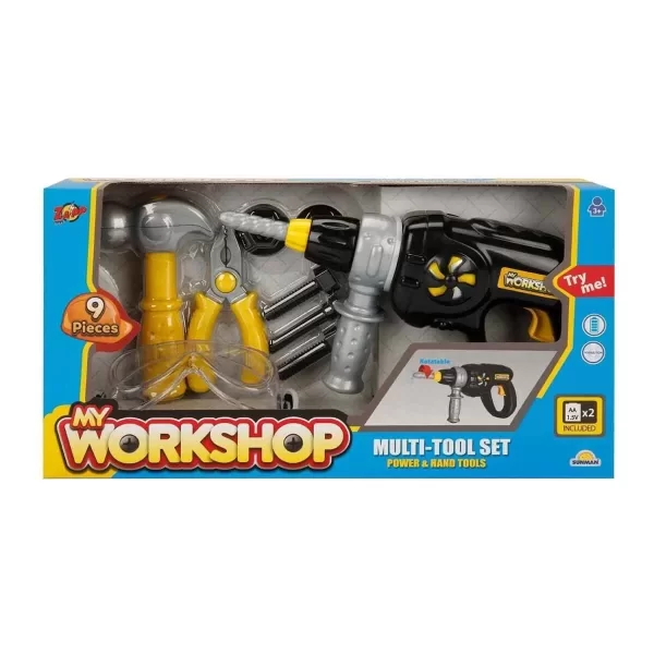 4606 Zapp Toys My Workshop Matkaplı Tamir Seti 9 Parça