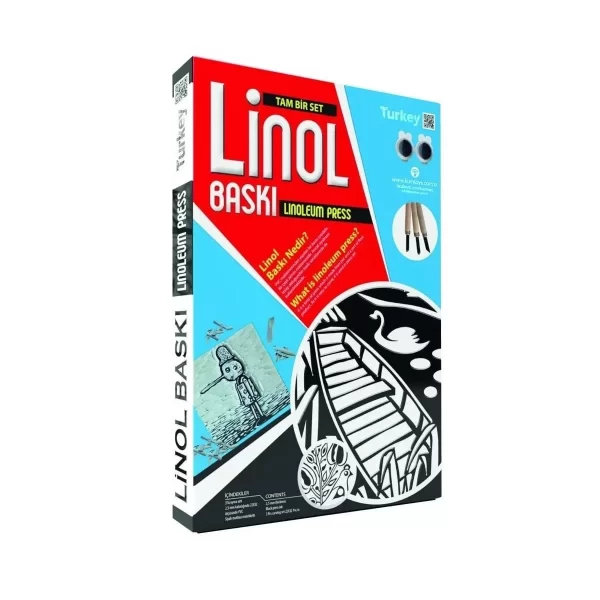 5004 Linol Baskı Seti -kumtoys