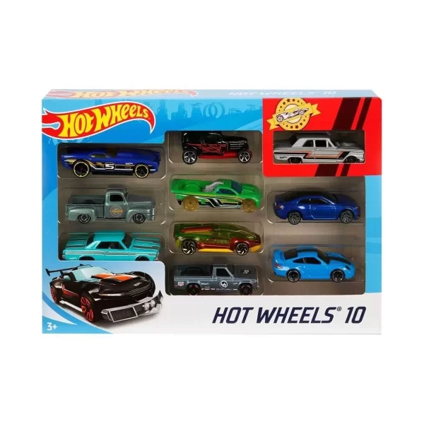 54886 Hot Wheels 10lu Araba Seti - Karışık Asorti  - Erkol Özel Kampanya Fiyatı