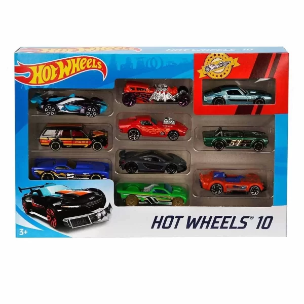 54886 Hot Wheels 10lu Araba Seti - Karışık Asorti  - Erkol Özel Kampanya Fiyatı