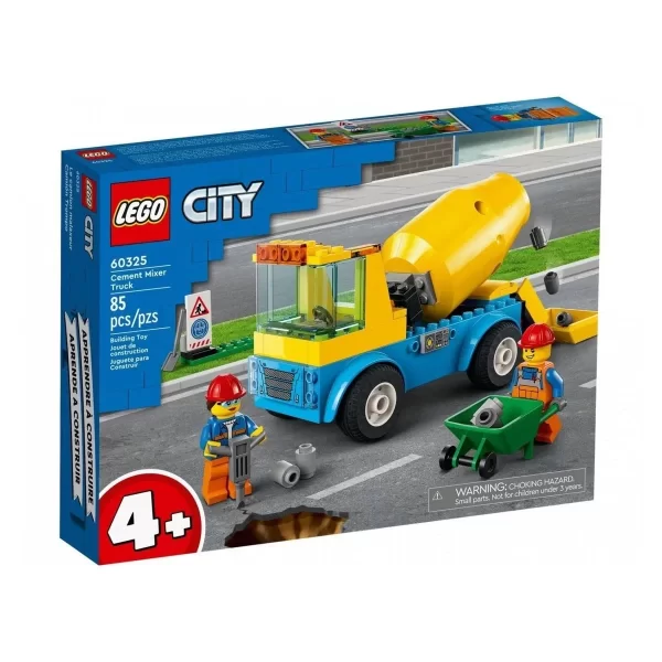 60325 Lego City - Beton Mikseri 85 Parça +4 Yaş