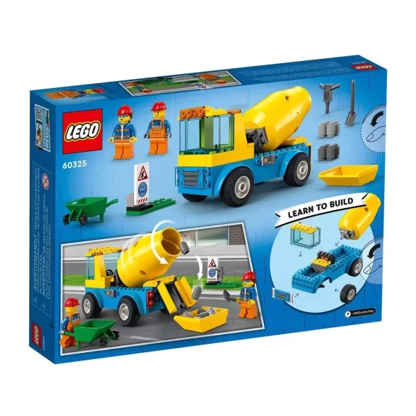 60325 Lego City - Beton Mikseri 85 Parça +4 Yaş