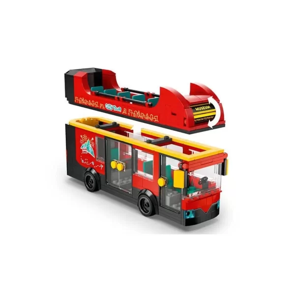 60407 Lego City Kırmızı İki Katlı Tur Otobüsü 384 Parça +7 Yaş