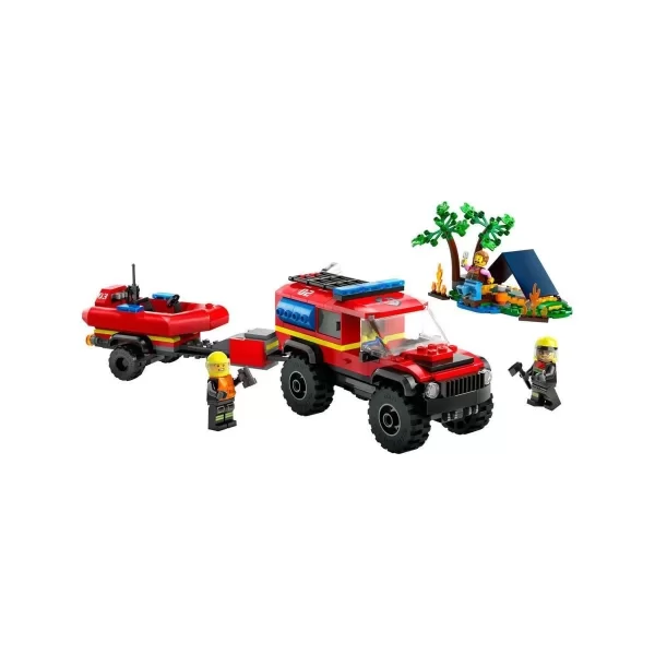 60412 Lego City 4x4 Kurtarma Botlu İtfaiye Kamyonu 301 Parça +5 Yaş