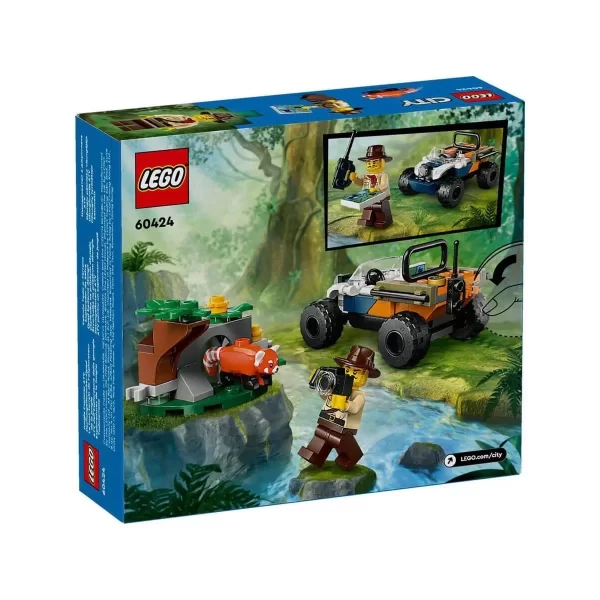 60424 Lego City Orman Kaşifinin Atvli Kırmızı Panda Görevi 92 Parça +6 Yaş