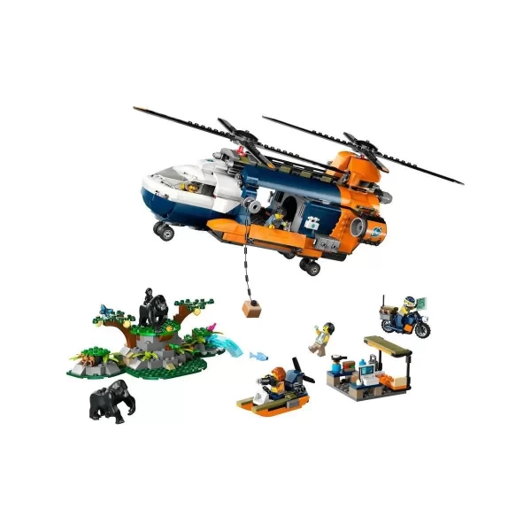 60437 Lego City Orman Kaşifinin Helikopteri Kamp Yerinde 881 Parça +8 Yaş