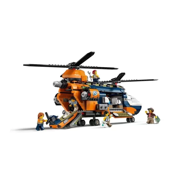 60437 Lego City Orman Kaşifinin Helikopteri Kamp Yerinde 881 Parça +8 Yaş