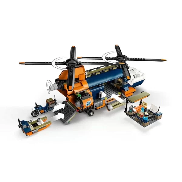 60437 Lego City Orman Kaşifinin Helikopteri Kamp Yerinde 881 Parça +8 Yaş