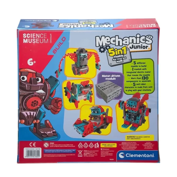 61360tr Mechanics Junior Hareketli Robotlar 5in1 +6 Yaş