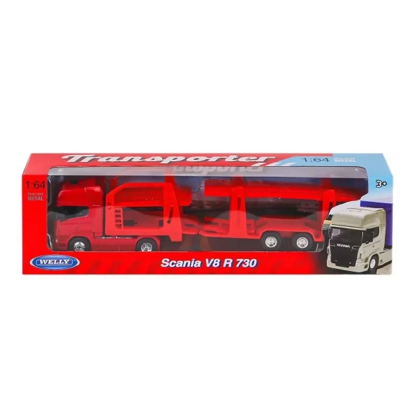 68023ss-f-gw Welly Taşıyıcı Scania R730 1:64 -vardem Oyuncak