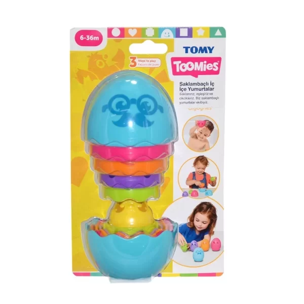 73080 Tomy - İç İçe Yumurtalar 6-36 Ay