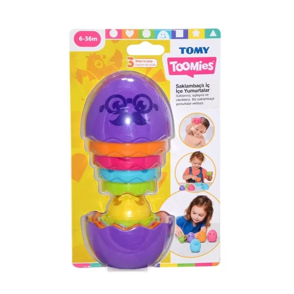 73080 Tomy - İç İçe Yumurtalar 6-36 Ay