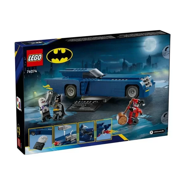 76274 Lego Marvel Batmobile Batman Harley Quinn Ve Mr. Freeze 435 Parça +8 Yaş